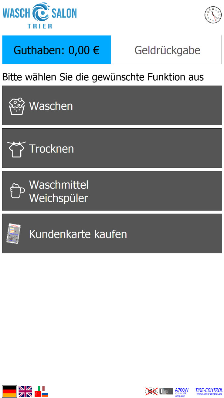 Zentralsteuerung Touchscreen